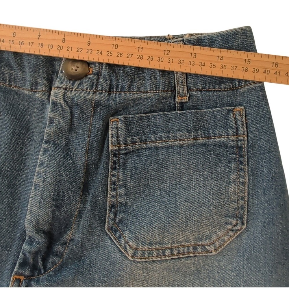Anthropologie Pilcro The Skipper High-Rise Cropped Wide-Leg Jean Sz 31 (31x24.5) - Picture 5 of 9
